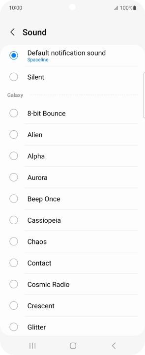 Press the required message tones to hear them.