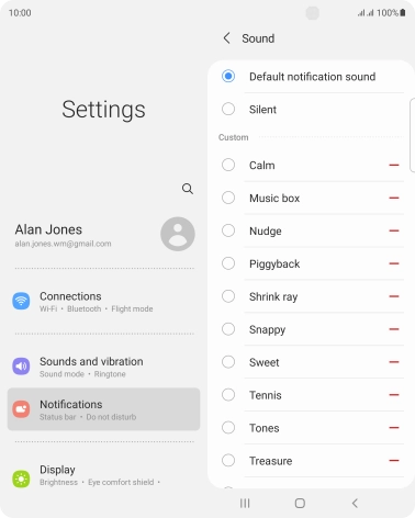 Press the required message tones to hear them.