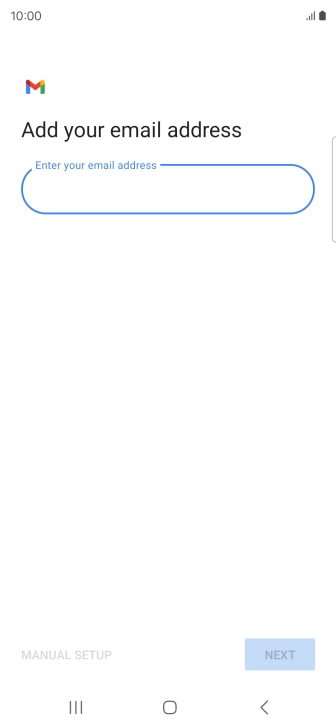 Press the field below 