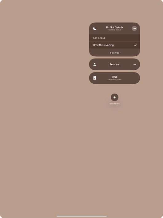 Slide your finger upwards starting from the bottom of the screen to return to the home screen.