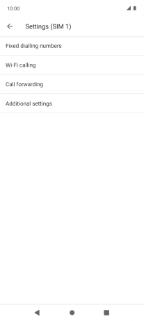 Press Fixed dialling numbers. Press Fixed dialling numbers.