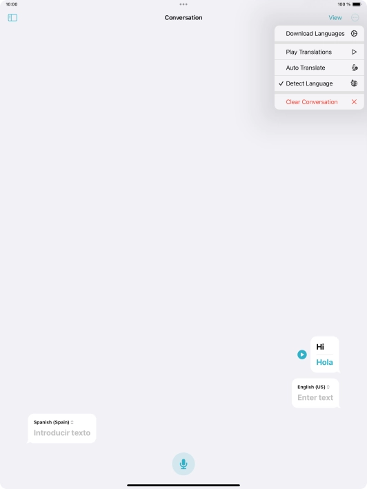 Press Clear Conversation.
