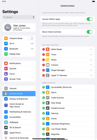Press the indicator next to Press the indicator next to