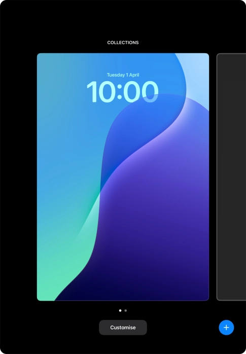 Press the add icon. Press the add icon.