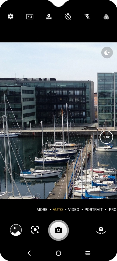 If the camera is turned on, press VIDEO.