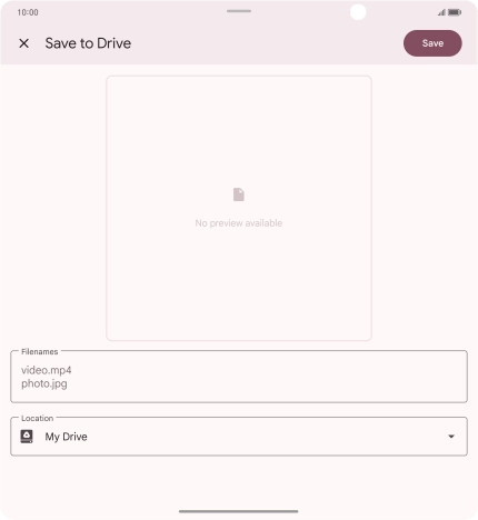 Press the field below 