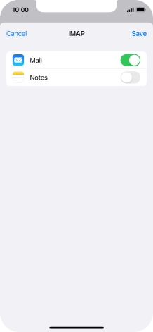 Press Save. Your email account has now been set up. To select more settings for incoming and outgoing server, proceed with the following steps.