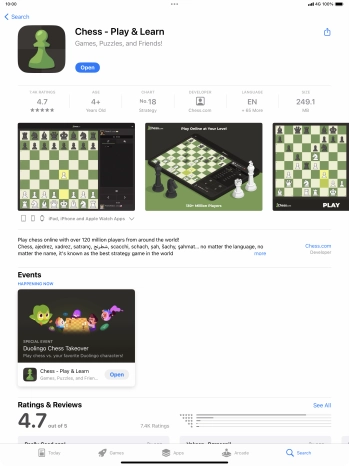 Slide your finger upwards starting from the bottom of the screen to return to the home screen.