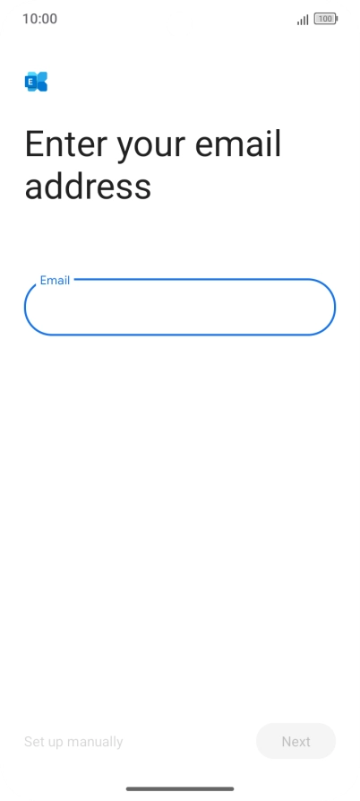 Press the field below 