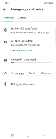 Press Manage. Press Manage.