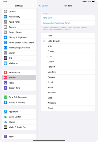 Press the required message tones to hear them.