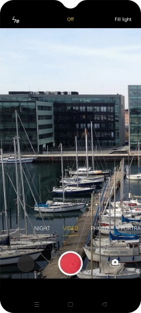 Press the required setting.