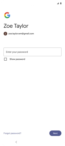 Press the field below 