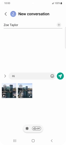 Press the gallery icon and go to the required folder. Press the gallery icon and go to the required folder.