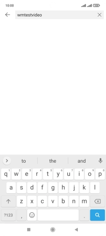 Key in the required search word and press the search icon.