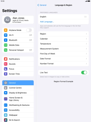 Press Add Language.... Press Add Language....