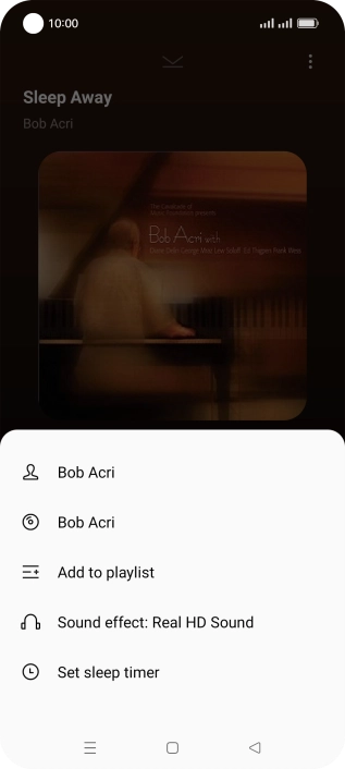 Press Add to playlist.