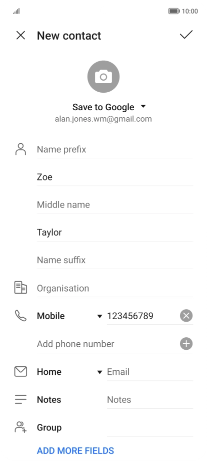 Press the save icon.