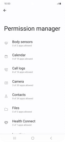 Press the required phone function.