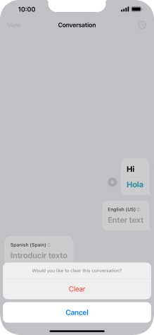 Press Clear. Press Clear.