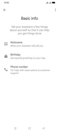Press the Home key to return to the home screen.