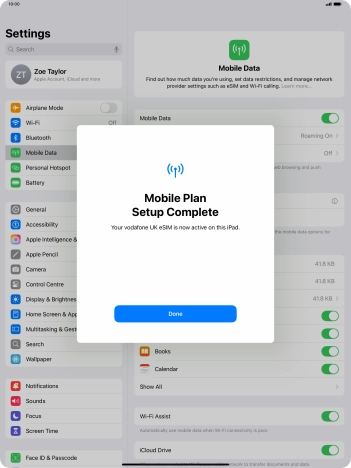 Press Done. Press Done.