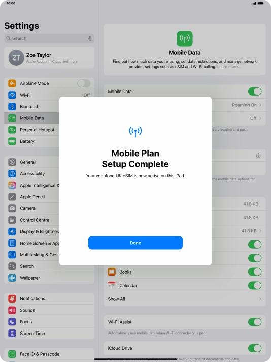 Press Done. Press Done.