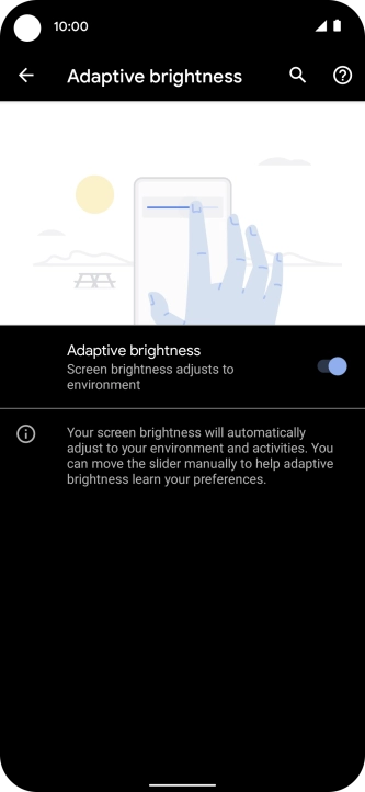 Press the indicator next to Press the indicator next to