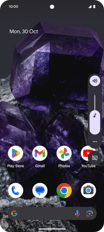 Press the sound mode icon.