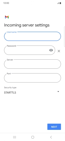 Press the field below 