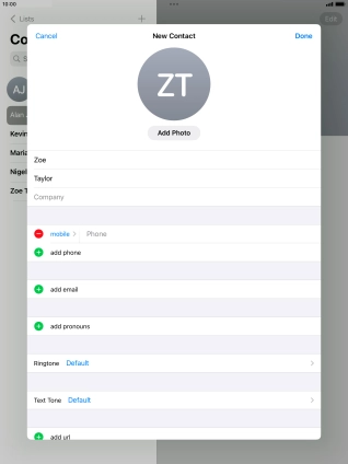 Press Phone and key in the required phone number.