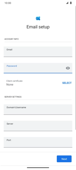 To turn on the function, press SELECT and follow the instructions on the screen to install the required certificate.