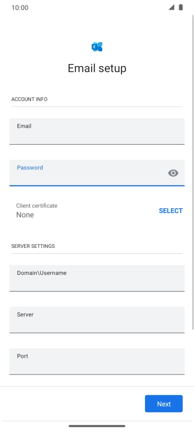 To turn on the function, press SELECT and follow the instructions on the screen to install the required certificate.