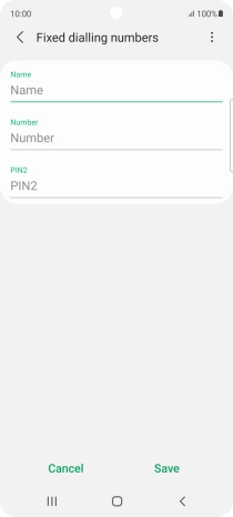 Press the field below 