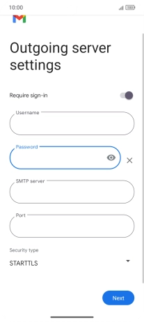 Press the field below 