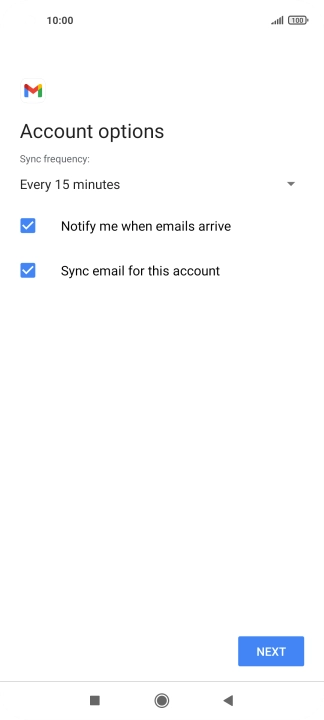 Press the drop down list below 