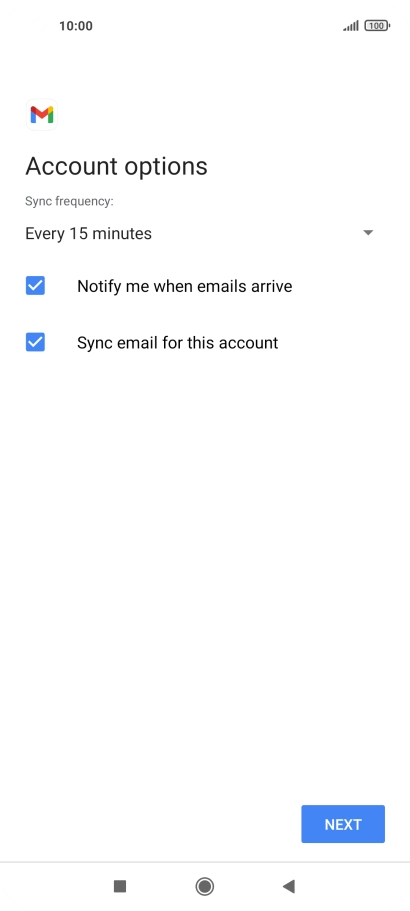 Press the drop down list below 