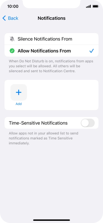 Press the indicator next to Press the indicator next to