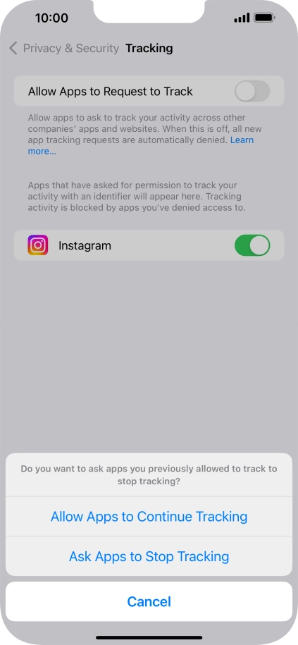If you turn off the function, press the required setting. If you turn off the function, press the required setting.