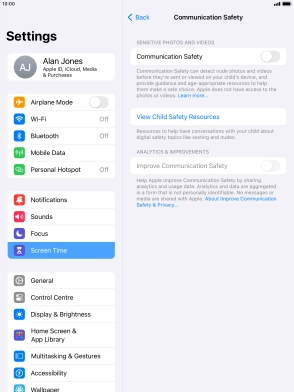 Press the indicator next to Press the indicator next to