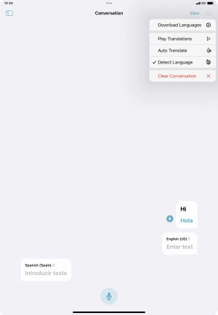 Press Clear Conversation.