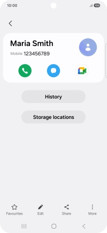 Press the Home key to return to the home screen.