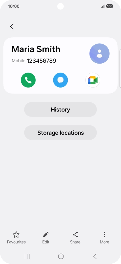 Press the Home key to return to the home screen.