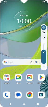 Press the sound mode icon.