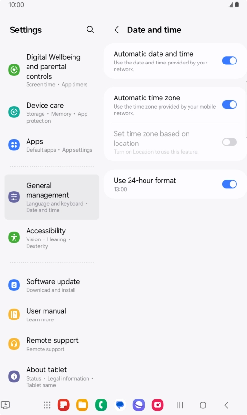 Press the Home key to return to the home screen. Press the Home key to return to the home screen.