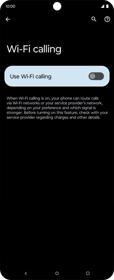 Press the indicator next to Press the indicator next to