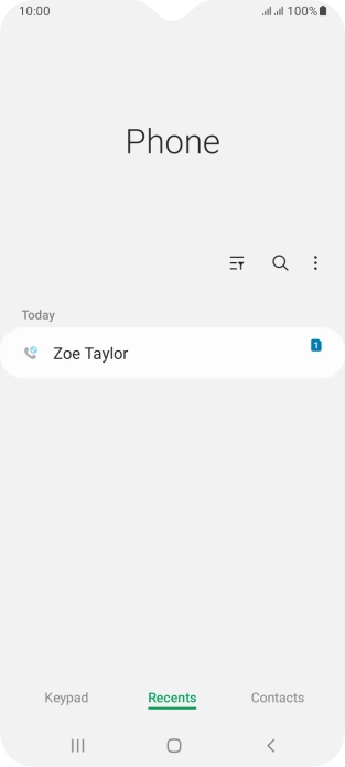 Press the required number.