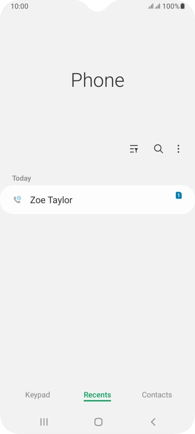 Press the required number.