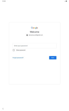 Press the field below 
