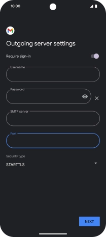 Press the drop down list below 